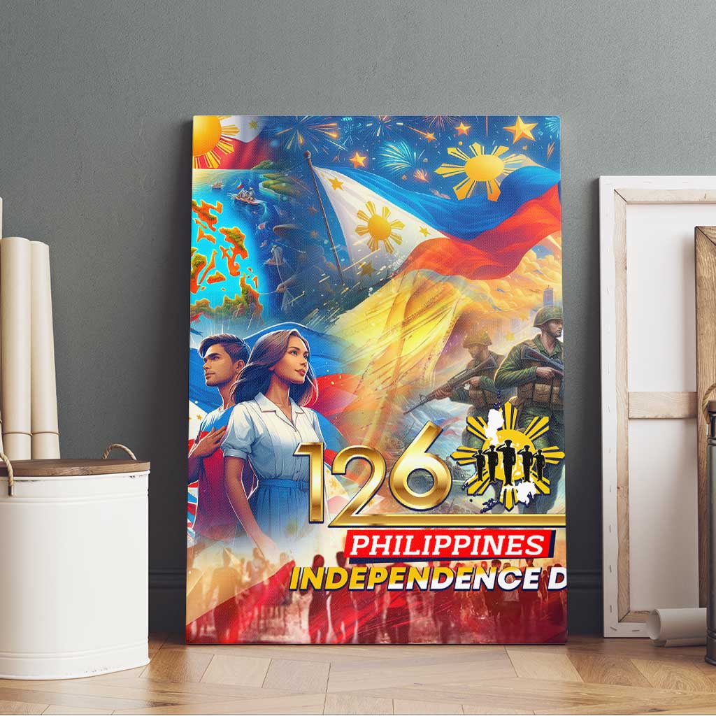 The Philippines 126th Independence Anniversary Canvas Wall Art Art Style - Polynesian Pride