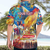 Custom The Philippines 126th Independence Anniversary Hawaiian Shirt Art Style - Polynesian Pride