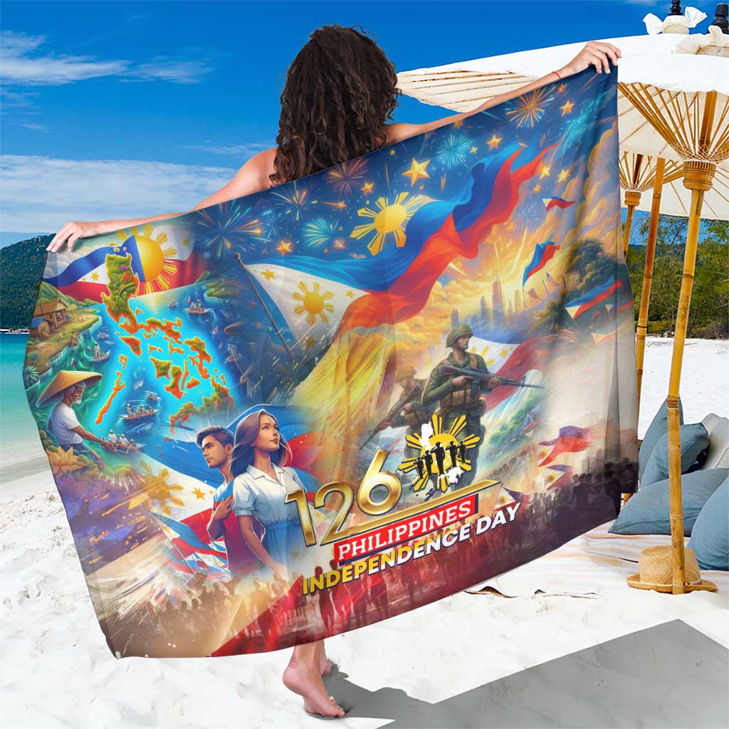 The Philippines 126th Independence Anniversary Sarong Art Style - Polynesian Pride