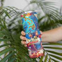 The Philippines 126th Independence Anniversary Skinny Tumbler Art Style - Polynesian Pride