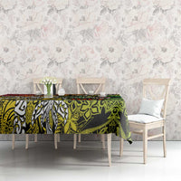 Personalized Vanuatu 45th Independence Anniversary Tablecloth Melanesian Pattern Reggae DT02 - Polynesian Pride