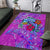 Dolphin Polynesia Area Rug Hibiscus Tropical Wave - Purple Vibes