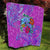 Dolphin Polynesia Quilt Hibiscus Tropical Wave - Purple Vibes