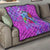 Dolphin Polynesia Quilt Hibiscus Tropical Wave - Purple Vibes