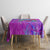 Dolphin Polynesia Tablecloth Hibiscus Tropical Wave - Purple Vibes