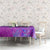 Dolphin Polynesia Tablecloth Hibiscus Tropical Wave - Purple Vibes