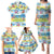 Surfing Christmas Family Matching Puletasi Dress and Hawaiian Shirt Tropical Santa Let's Go Surfing DT02 - Polynesian Pride