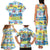 Surfing Christmas Family Matching Tank Maxi Dress and Hawaiian Shirt Tropical Santa Let's Go Surfing DT02 - Polynesian Pride