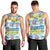 Surfing Christmas Men Tank Top Tropical Santa Let's Go Surfing DT02 - Polynesian Pride