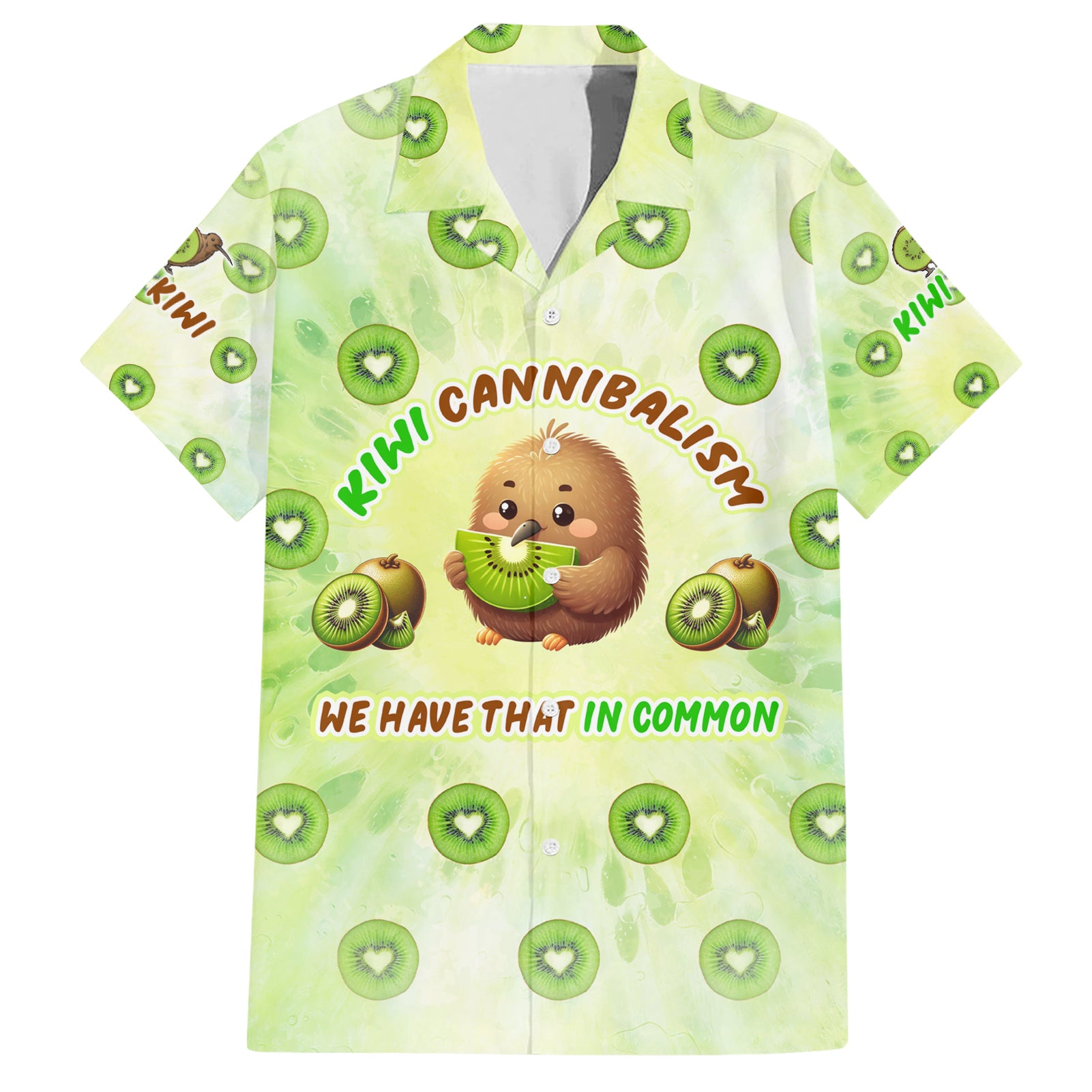 Kiwi Cannibalism Hawaiian Shirt New Zealand Kiwi Cute Bird Funny