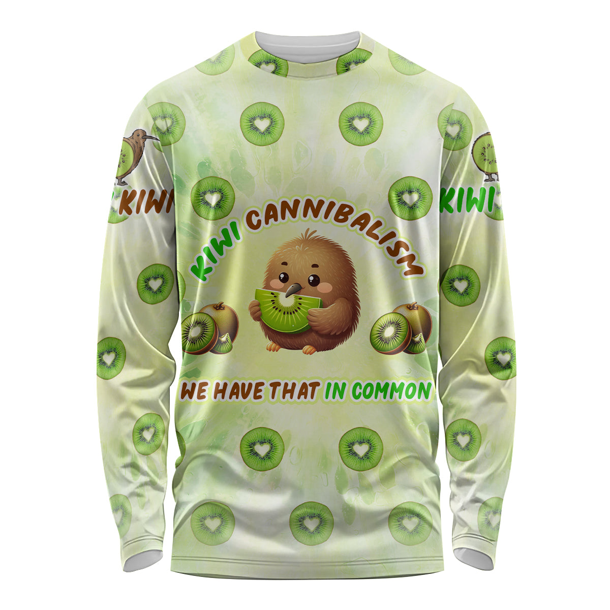 Kiwi Cannibalism Long Sleeve Shirt New Zealand Kiwi Cute Bird Funny