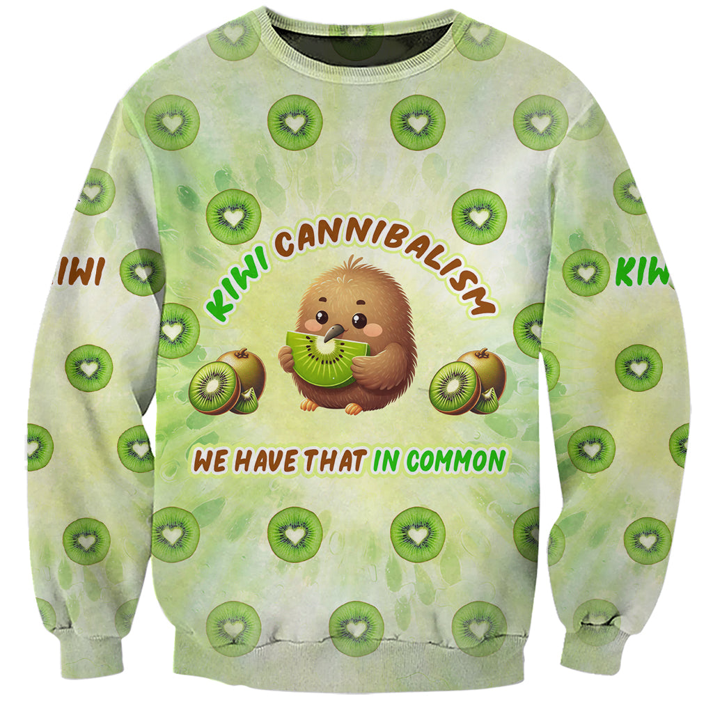 Kiwi Cannibalism Sweatshirt New Zealand Kiwi Cute Bird Funny