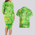 I Love Kiwi Couples Matching Long Sleeve Bodycon Dress and Hawaiian Shirt New Zealand Kiwi Fruit Summer Cocktail