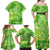 I Love Kiwi Family Matching Off Shoulder Maxi Dress and Hawaiian Shirt New Zealand Kiwi Fruit Summer Cocktail