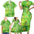 I Love Kiwi Family Matching Short Sleeve Bodycon Dress and Hawaiian Shirt New Zealand Kiwi Fruit Summer Cocktail