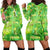 I Love Kiwi Hoodie Dress New Zealand Kiwi Fruit Summer Cocktail