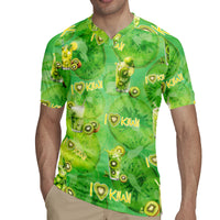 I Love Kiwi Rugby Jersey New Zealand Kiwi Fruit Summer Cocktail