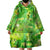 I Love Kiwi Wearable Blanket Hoodie New Zealand Kiwi Fruit Summer Cocktail