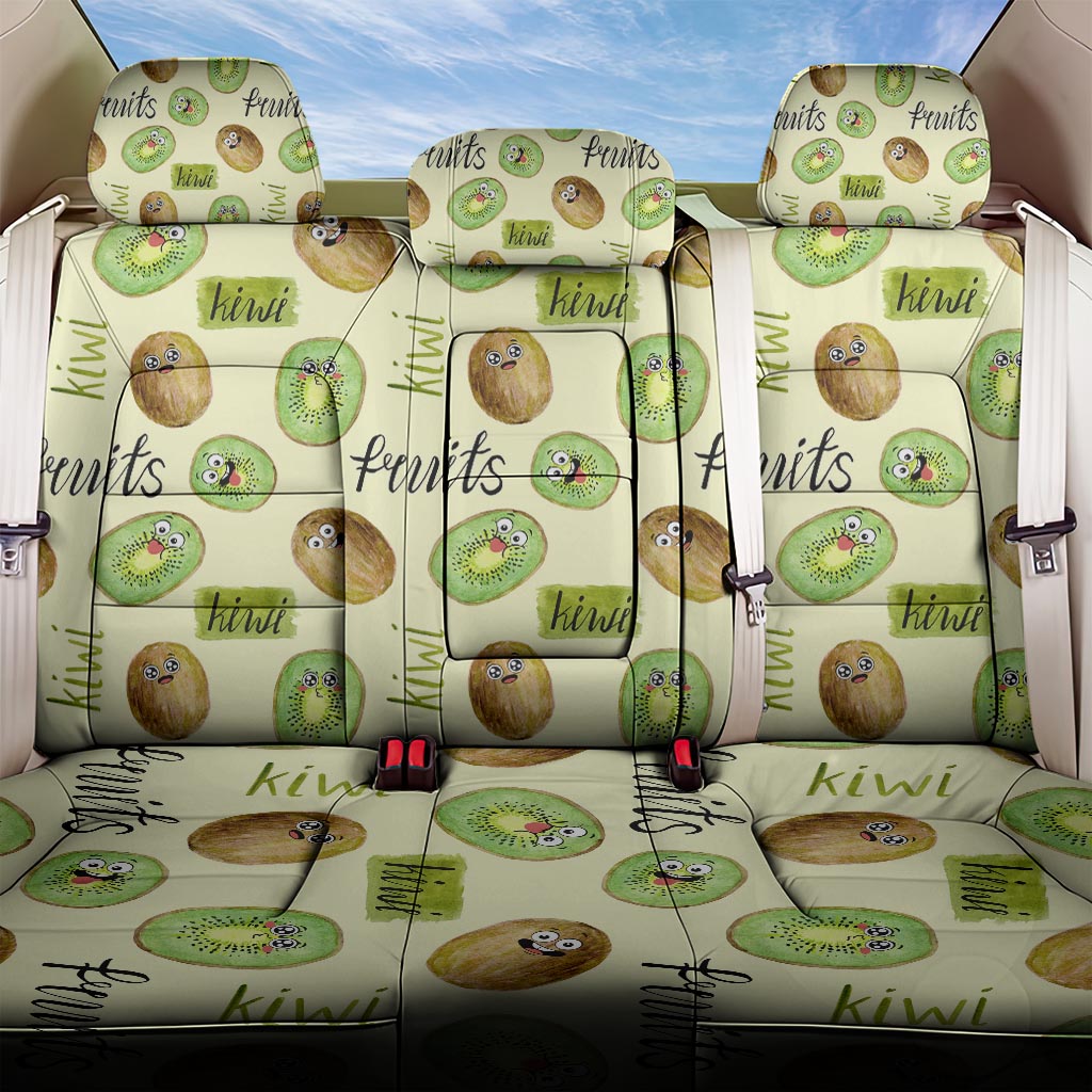 Kiwi Cute Humorous Back Car Seat Cover New Zealand Fruit