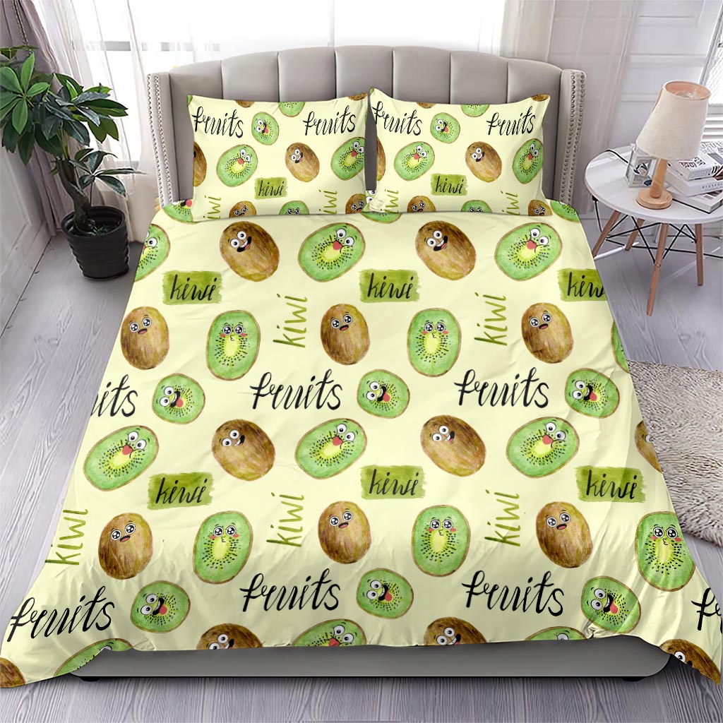 Kiwi Cute Humorous Bedding Set New Zealand Fruit DT02 - Polynesian Pride