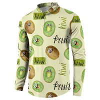 Kiwi Cute Humorous Button Sweatshirt New Zealand Fruit DT02 - Polynesian Pride