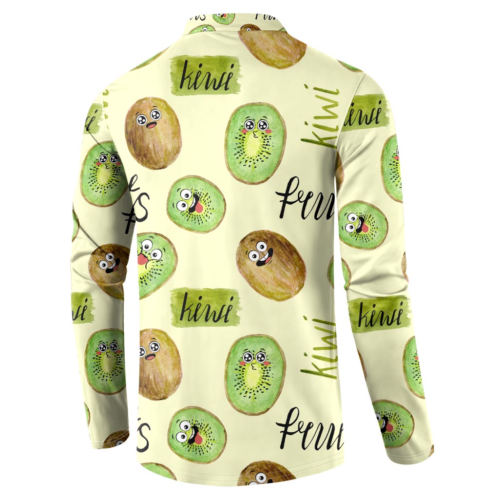 Kiwi Cute Humorous Button Sweatshirt New Zealand Fruit DT02 - Polynesian Pride