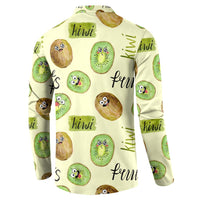 Kiwi Cute Humorous Button Sweatshirt New Zealand Fruit DT02 - Polynesian Pride