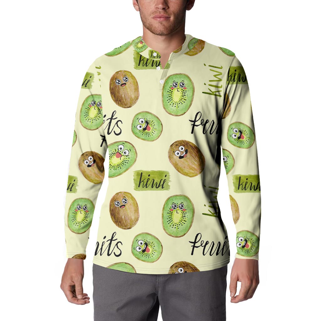 Kiwi Cute Humorous Button Sweatshirt New Zealand Fruit DT02 - Polynesian Pride