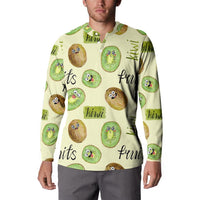 Kiwi Cute Humorous Button Sweatshirt New Zealand Fruit DT02 - Polynesian Pride