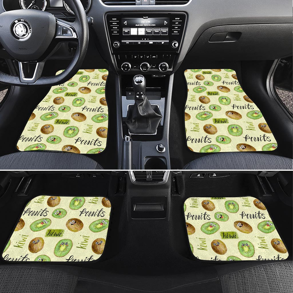 Kiwi Cute Humorous Car Mats New Zealand Fruit