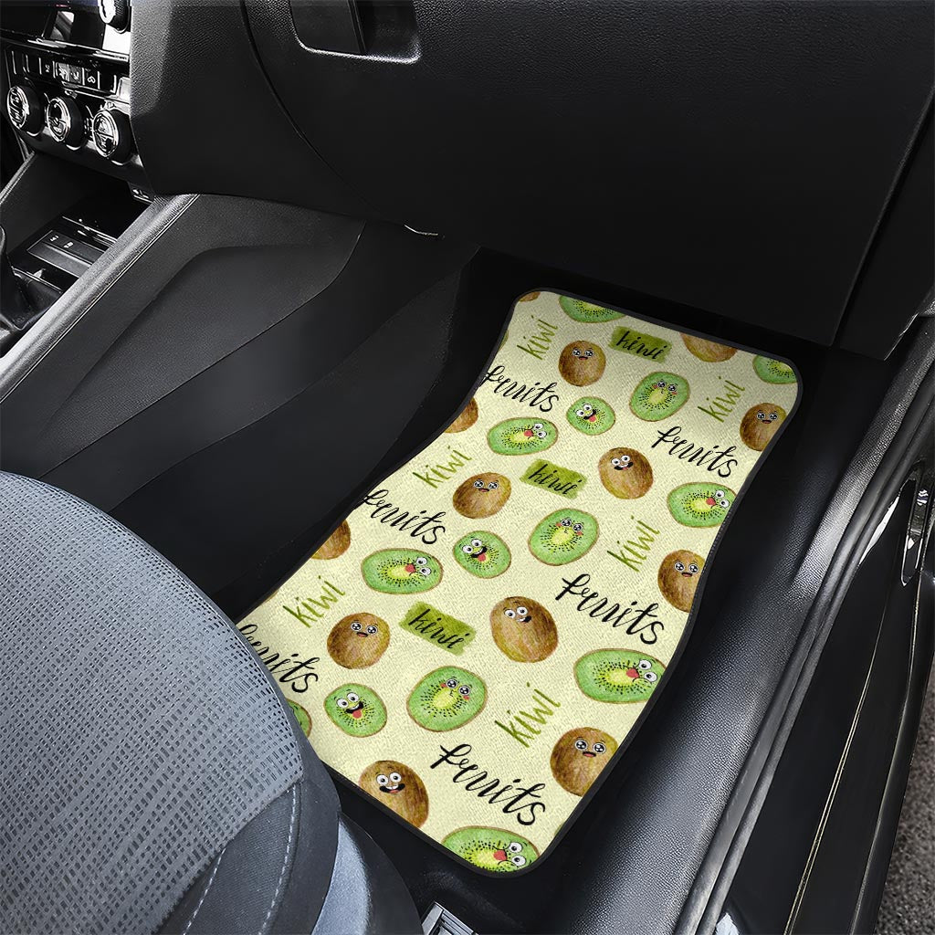 Kiwi Cute Humorous Car Mats New Zealand Fruit DT02 - Polynesian Pride