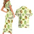 Kiwi Cute Humorous Couples Matching Short Sleeve Bodycon Dress and Hawaiian Shirt New Zealand Fruit