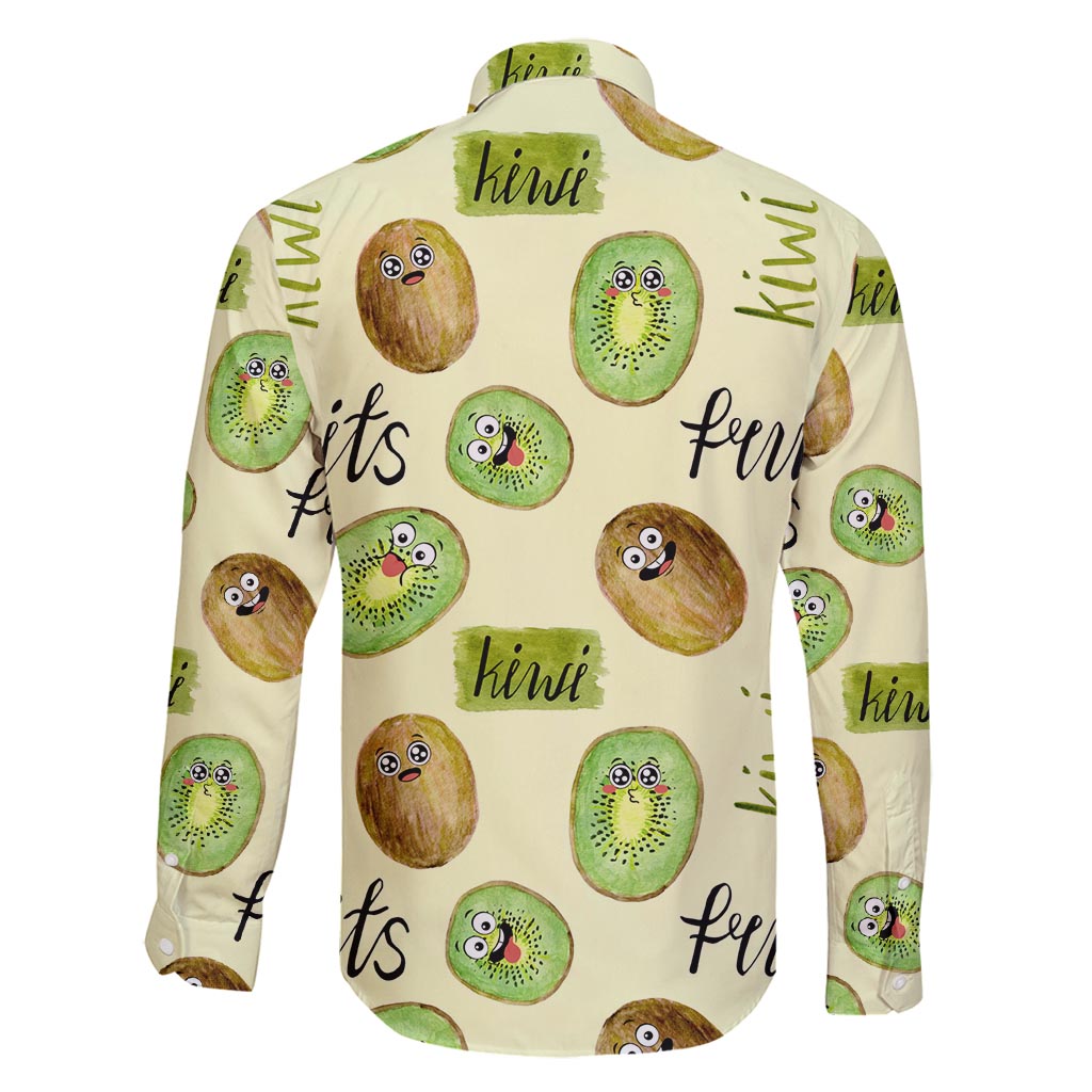 Kiwi Cute Humorous Family Matching Mermaid Dress and Hawaiian Shirt New Zealand Fruit