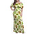 Kiwi Cute Humorous Family Matching Off Shoulder Maxi Dress and Hawaiian Shirt New Zealand Fruit