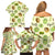 Kiwi Cute Humorous Family Matching Off Shoulder Short Dress and Hawaiian Shirt New Zealand Fruit