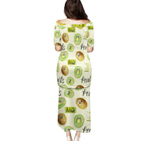 Kiwi Cute Humorous Family Matching Puletasi and Hawaiian Shirt New Zealand Fruit