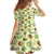 Kiwi Cute Humorous Family Matching Short Sleeve Bodycon Dress and Hawaiian Shirt New Zealand Fruit