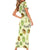 Kiwi Cute Humorous Family Matching Short Sleeve Bodycon Dress and Hawaiian Shirt New Zealand Fruit