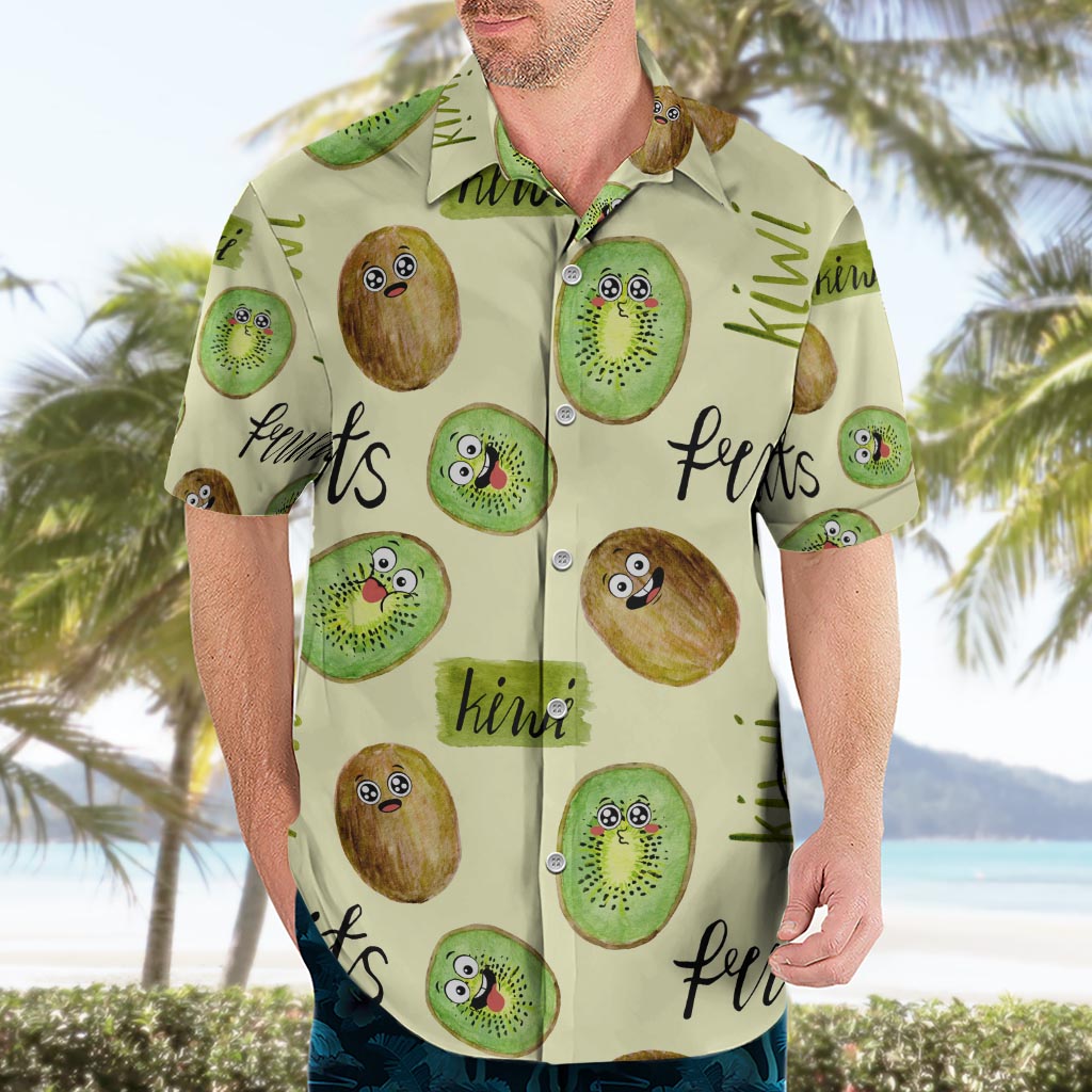 Kiwi Cute Humorous Hawaiian Shirt New Zealand Fruit DT02 - Polynesian Pride