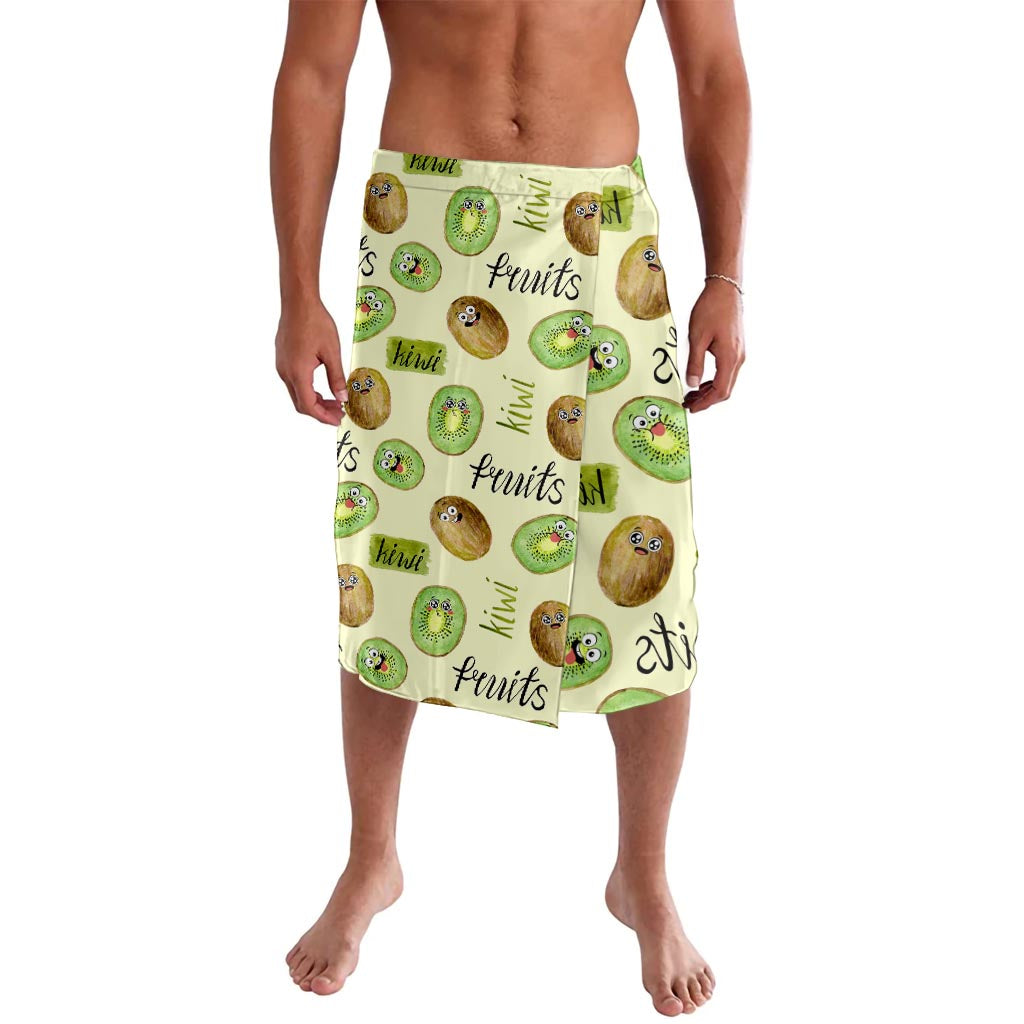Kiwi Cute Humorous Lavalava New Zealand Fruit DT02 Yellow - Polynesian Pride