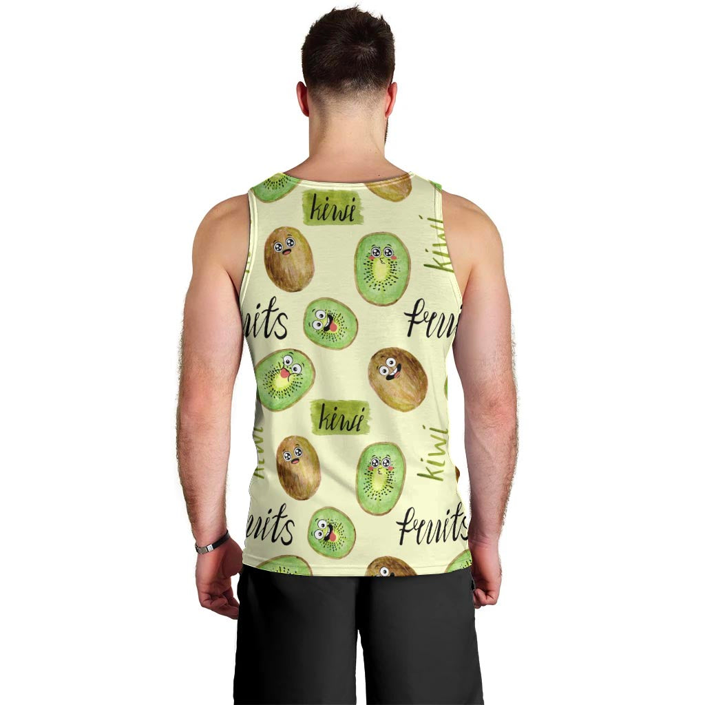 Kiwi Cute Humorous Men Tank Top New Zealand Fruit DT02 - Polynesian Pride