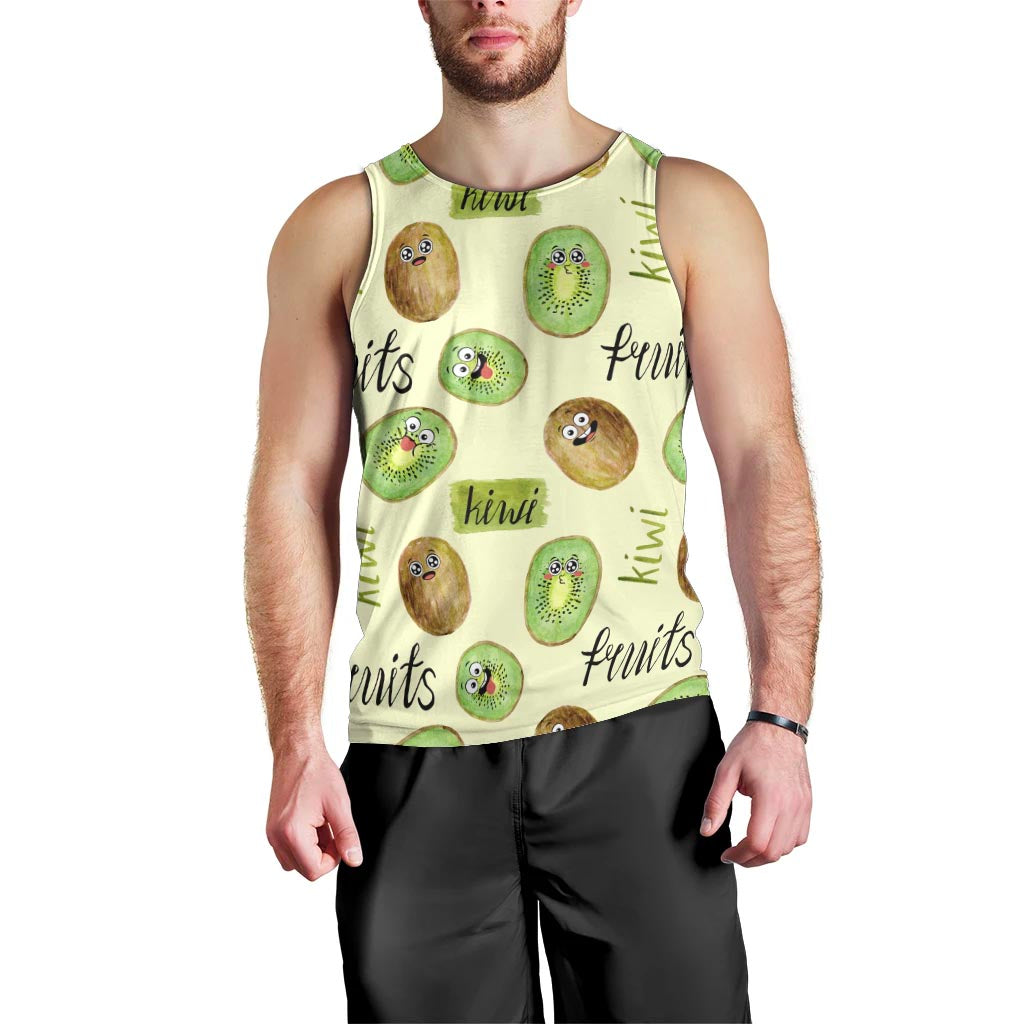 Kiwi Cute Humorous Men Tank Top New Zealand Fruit DT02 - Polynesian Pride