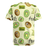 Kiwi Cute Humorous Rugby Jersey New Zealand Fruit