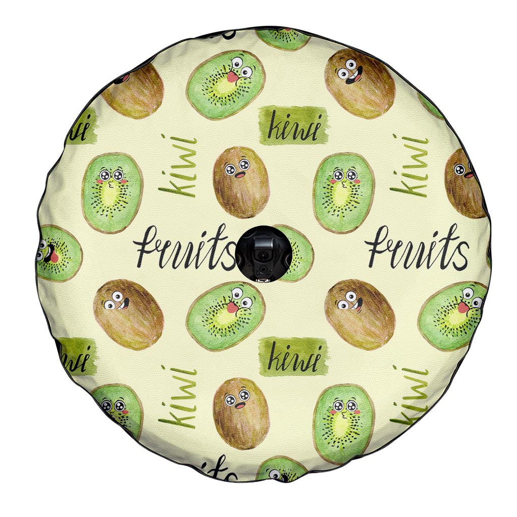 Kiwi Cute Humorous Spare Tire Cover New Zealand Fruit DT02 - Polynesian Pride