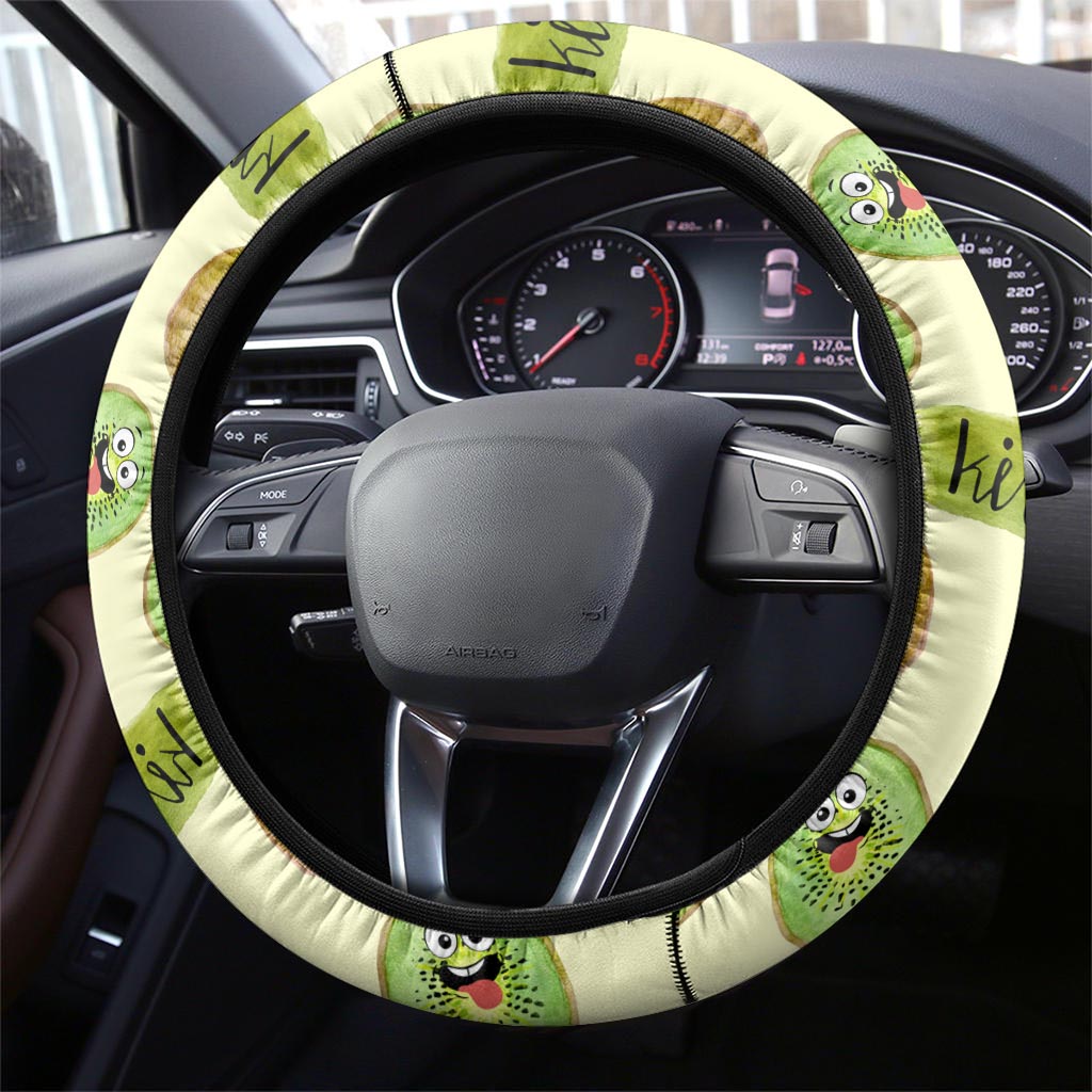 Kiwi Cute Humorous Steering Wheel Cover New Zealand Fruit DT02 - Polynesian Pride