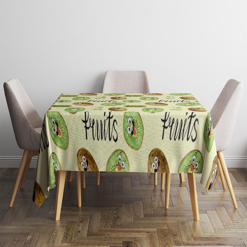 Kiwi Cute Humorous Tablecloth New Zealand Fruit DT02 - Polynesian Pride
