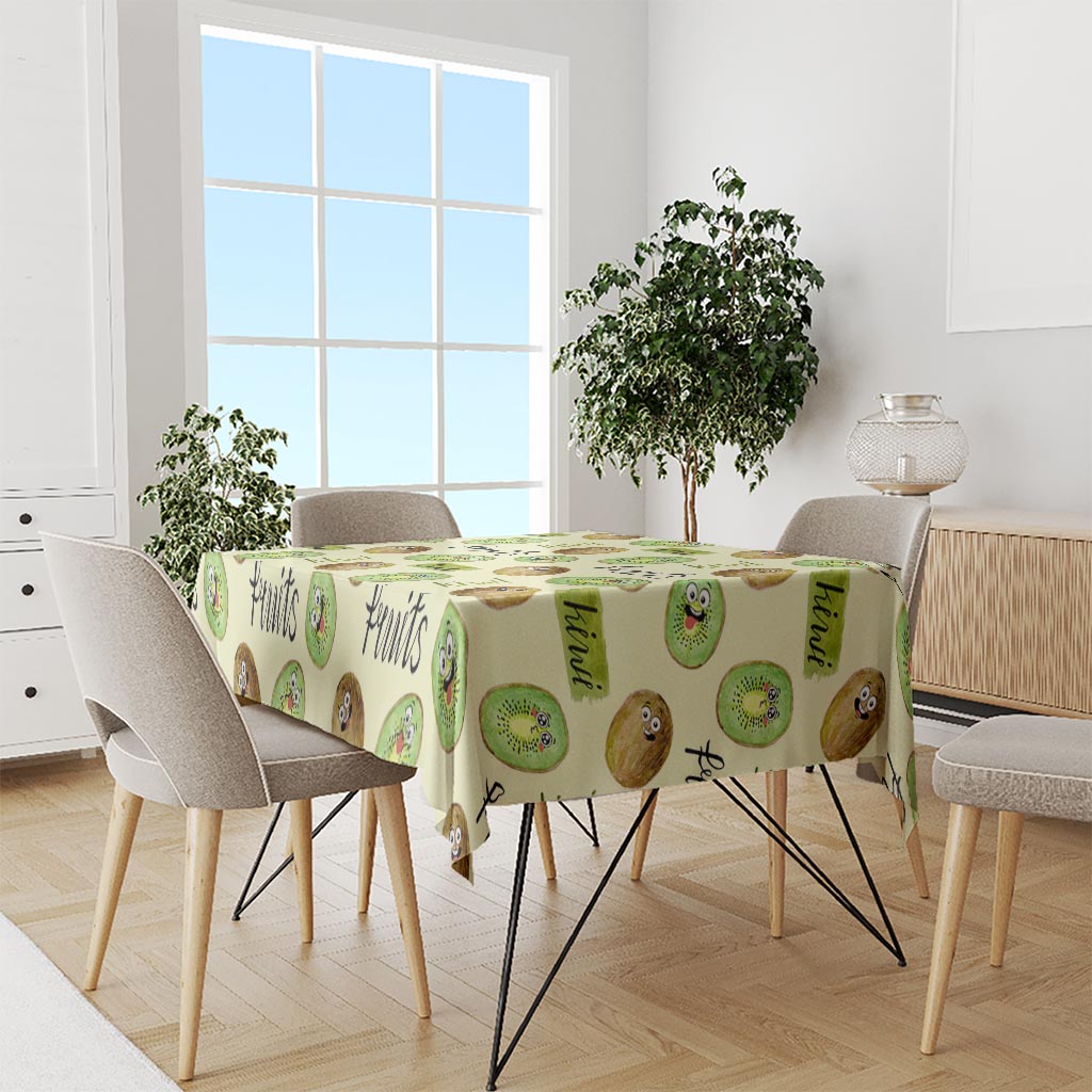 Kiwi Cute Humorous Tablecloth New Zealand Fruit DT02 - Polynesian Pride