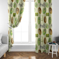 Kiwi Cute Humorous Window Curtain New Zealand Fruit DT02 - Polynesian Pride