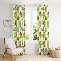Kiwi Cute Humorous Window Curtain New Zealand Fruit DT02 - Polynesian Pride