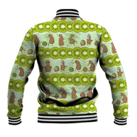 New Zealand Kiwi Fruit Witty Kiwi Bird Baseball Jacket